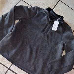 FIGS Women On Shift Classic 1/2 Zip Sweater Knit Medium